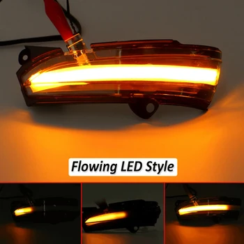 

2x LED Turn Signal Light 2pcs Rearview Mirror Lamp For Ford Mondeo Lights Lamps