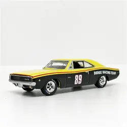 Greenlight 1: 64 Dodge charger R/T 1968 Yellow Racing #89 без коробки