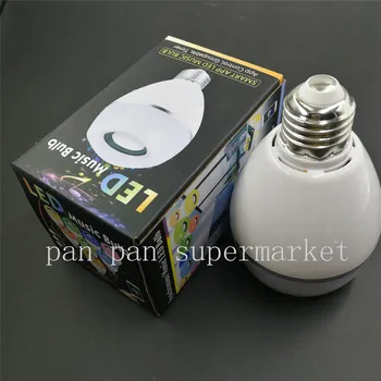

LED Bluetooth Light Bulb 8W E26 RGB Color Changing Lamp Wireless Speaker Bulb Music Playing Night Light