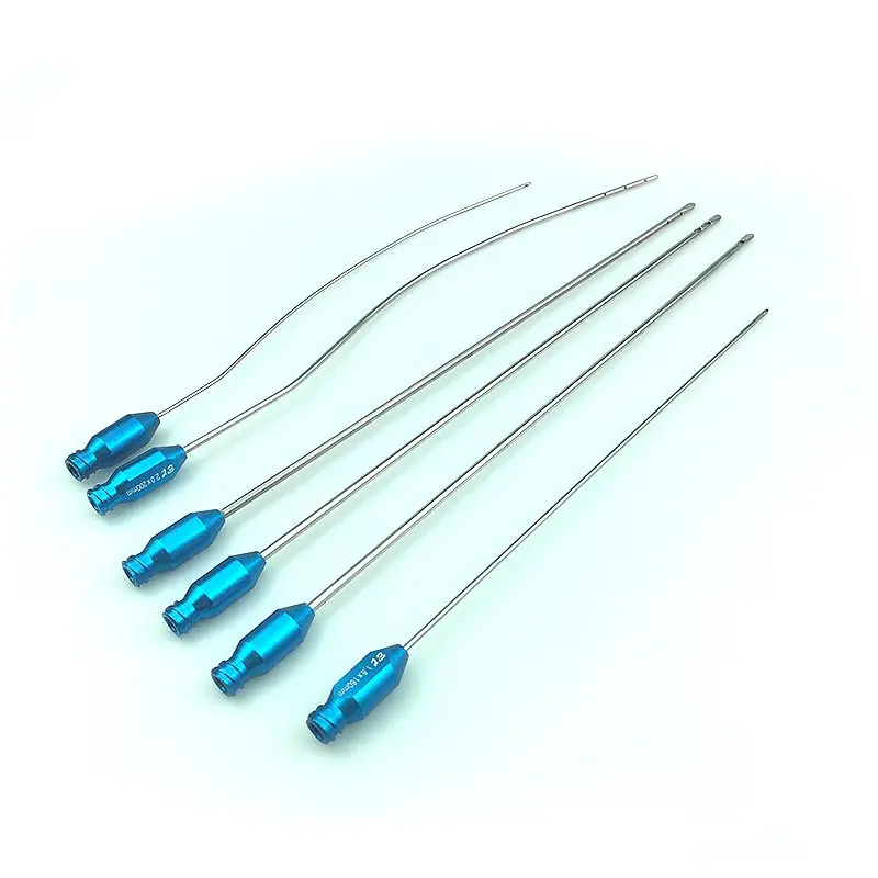 

Liposuction Cannula Set Fat Aspiration Needles Water Injector Infiltration Cannulas Suction Liposuction Tools