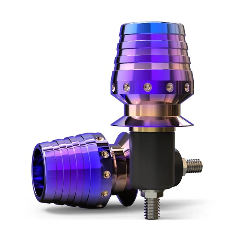 Сгоревший титановый руль мотоцикла вилки ручка бар концы вилка анти Вибрация Универсальный черный мотоцикл баланс бар концы