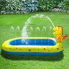 Cartoon Inflatable Dinosaur Fountain Outdoor Dolphin Watering Mat Children's Water Toys Frog Swimming Pool Shark Swimming Pool 4