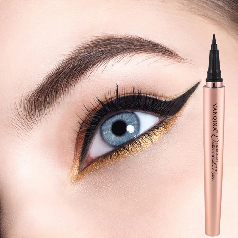 

Black Eyeliner Pencil Waterproof Pen Smooth for Women Make Up Beauty Tools Precision Long-lasting Liquid Eye Liner TSLM2