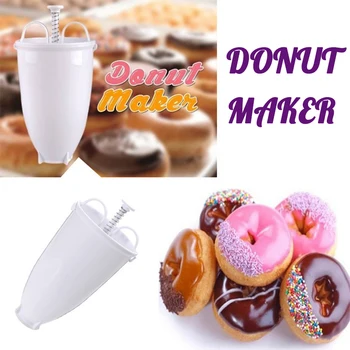 

1pc kitchen creative donuts Making machine plastic The mould Manual DIY baking Small tools use Quick and easy Pastries Machine