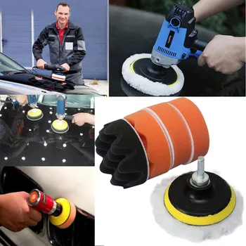 

Car Care Accessories Hot Sale 7pcs/Set Sponges Waves Plate Compound Car Auto Polishing Tools Drill Adapter Dropshipping #PY10