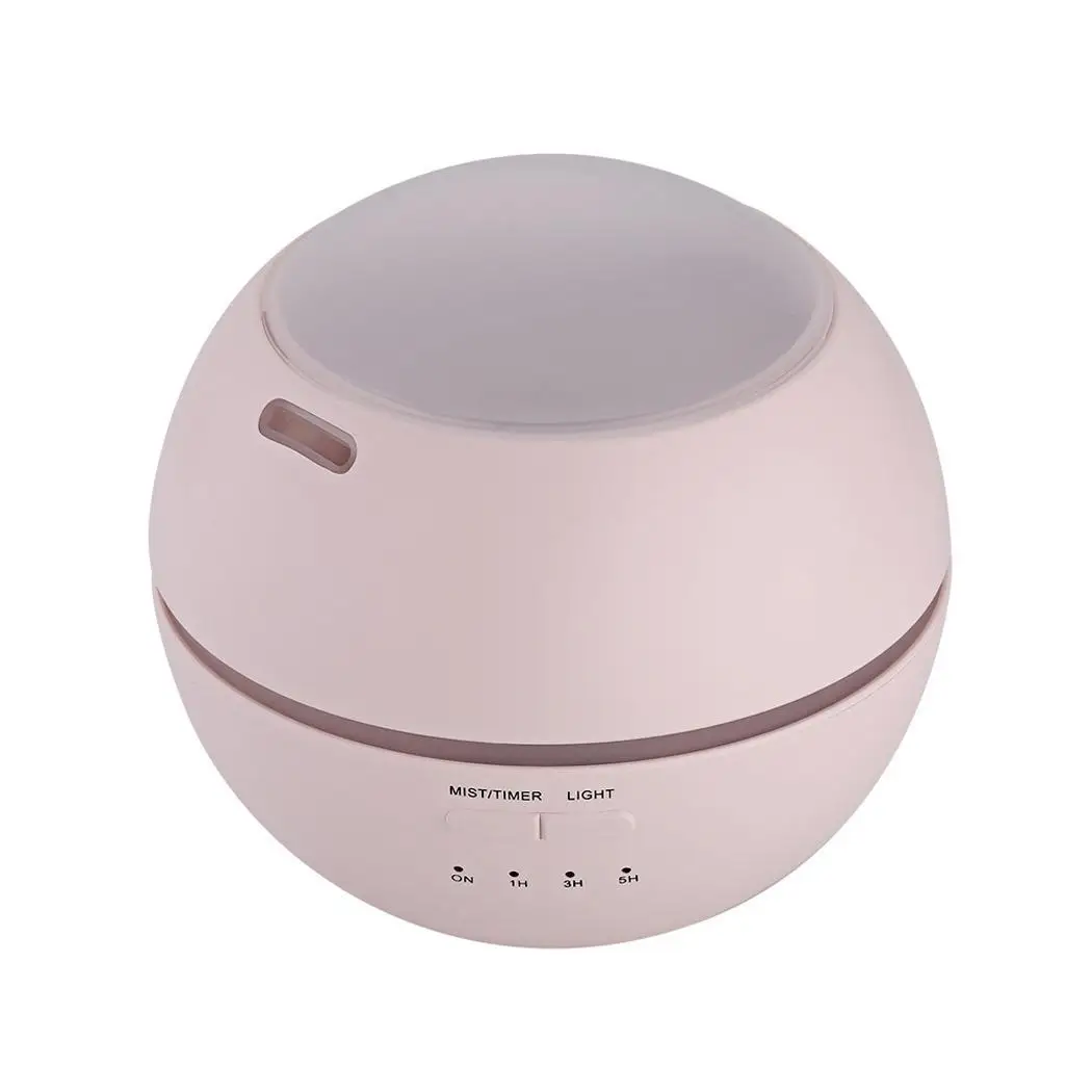 

Mini Ultrasonic Air Humidifier 150ML Aroma Essential Oil Diffuser USB Humidifier Mute Mist Fogger Maker LED Light Round White