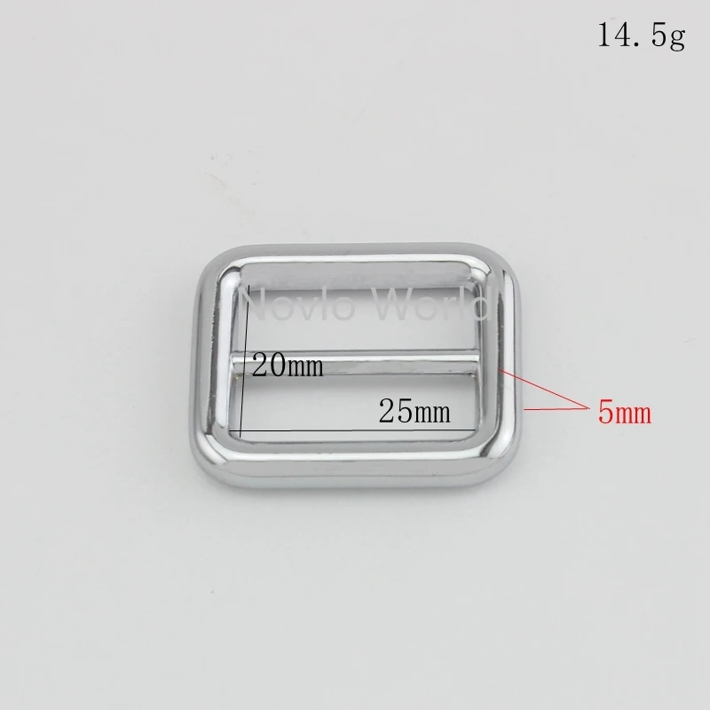 Мир Nolvo 5 20 100 шт. 6 цветов 25*20 мм 1 дюйм хромированная металлическая Тройная