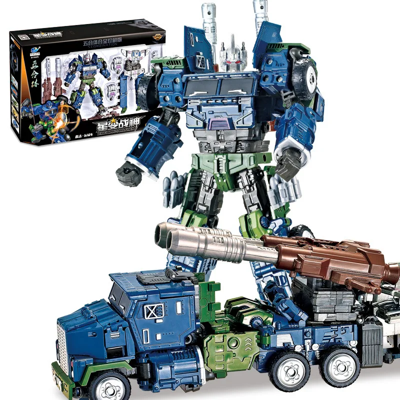 

Mixed Days chuo Attacks Alloy Star Variable Ares Alloy Jingang Deformation Robot Freight Truck Autobots CHILDREN'S Toy