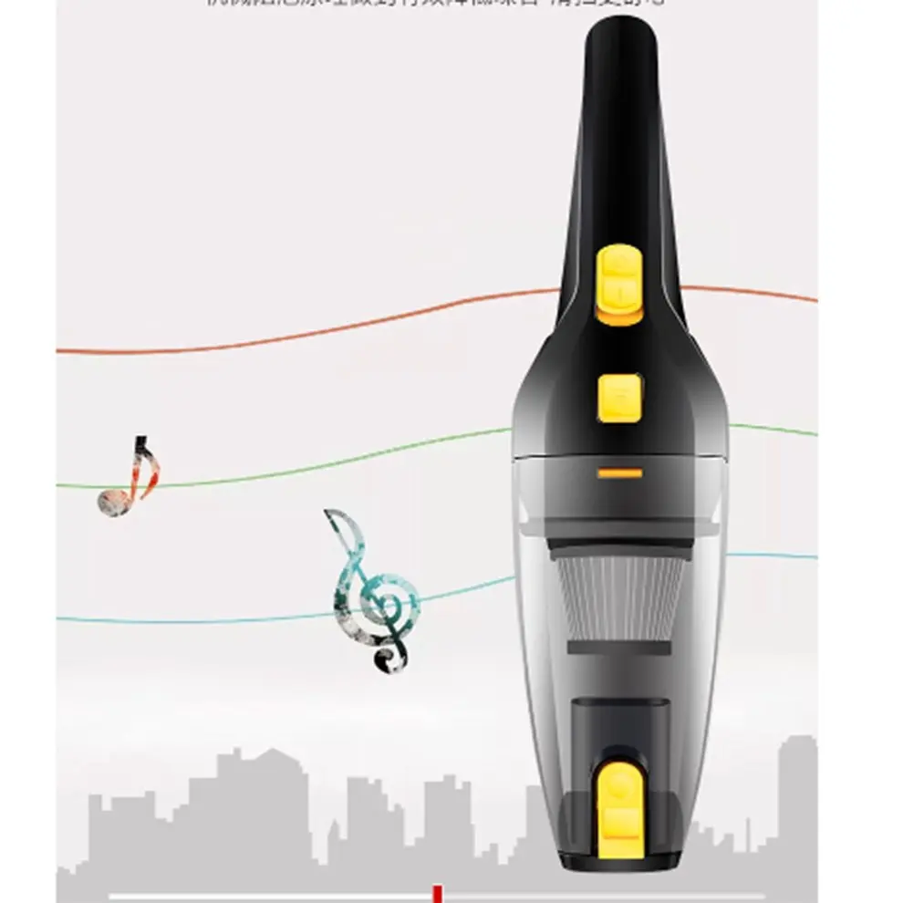 120W 12V High Power Low Noise Car Vacuum Cleaner Portable Handheld Vacuum Cleaner Wet and Dry Dual Use Car Vacuum Aspirateur