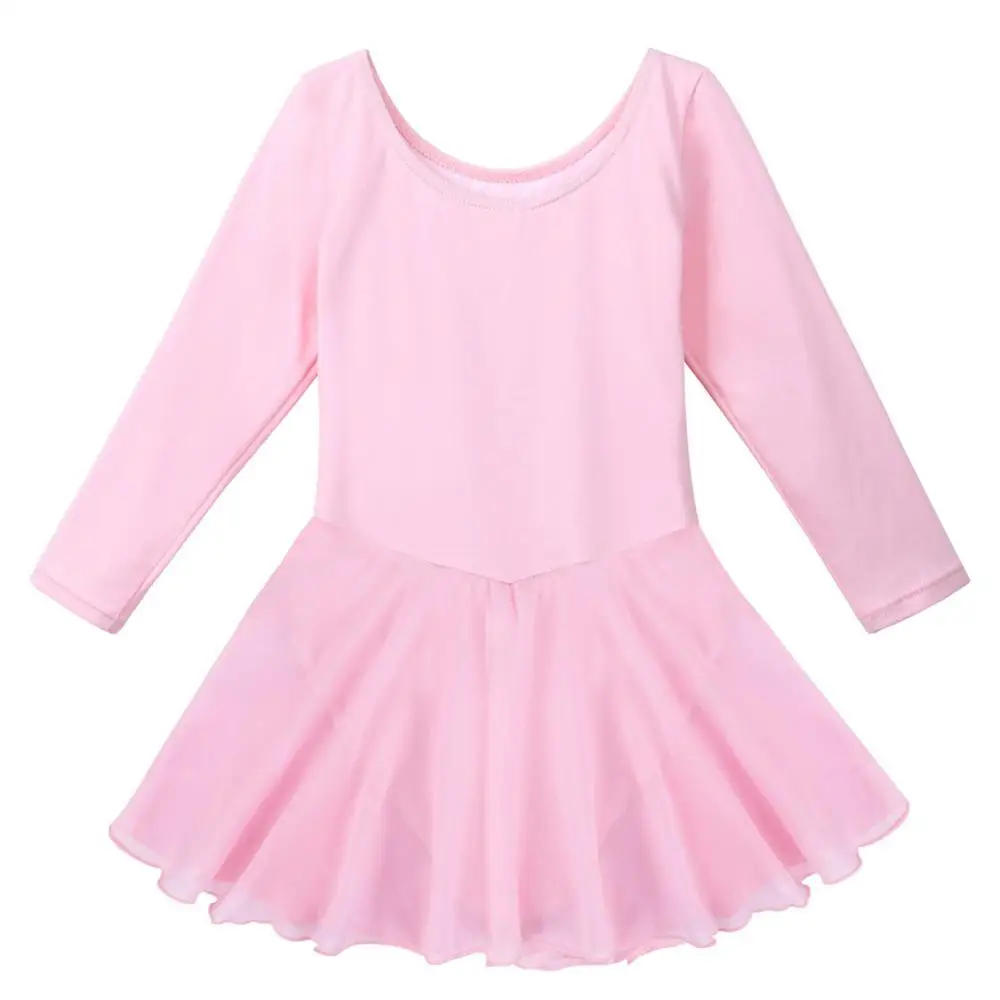 BAOHULU/балетное платье для девочек с рисунком розовой лошади; детское платье для дня рождения; балетное платье; костюмы с длинными рукавами для девочек