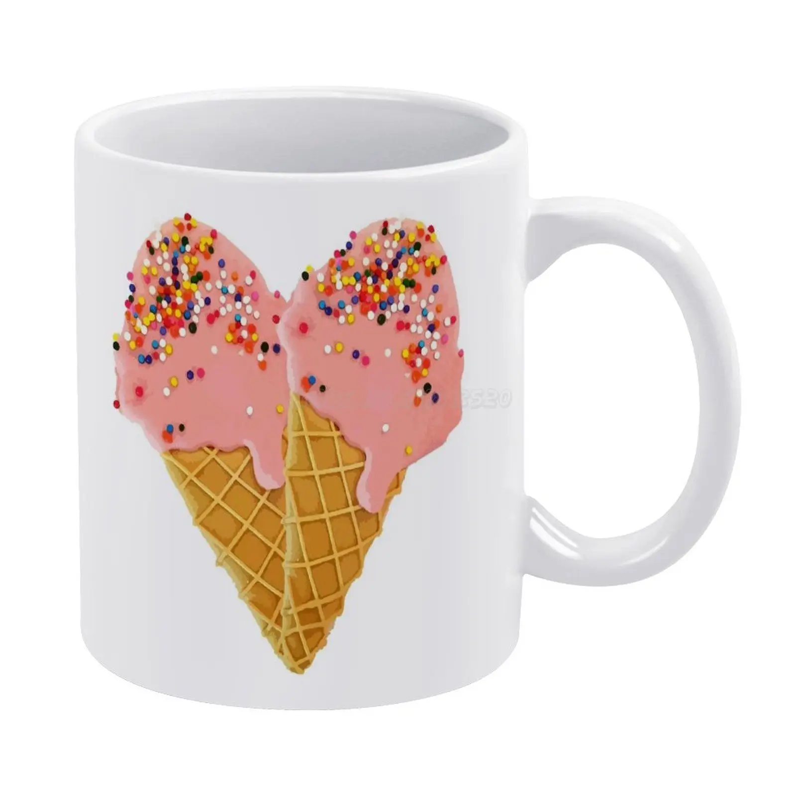  Ice Cream Cone Mug - Ice Cream Lover Coffee Mug - 11