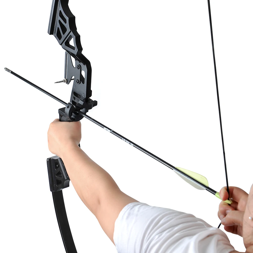 Preise 30 40 50 £ Gerade Pull Bogen 51 Zoll mit Pfeil Rest T Form Anblick für Rechts Hand benutzer für Bogenschießen Jagd Schießen Sport