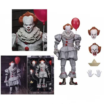 

NECA scarry movie Stephen King's It Pennywise Joker clown Action Figure Toys cosplay horror Street Freddy Dolls Halloween Day
