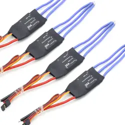 4 шт./лот Simonk 30A 40A 2-4 S бесщеточный ESC Скорость Управление для RC MultiCopter