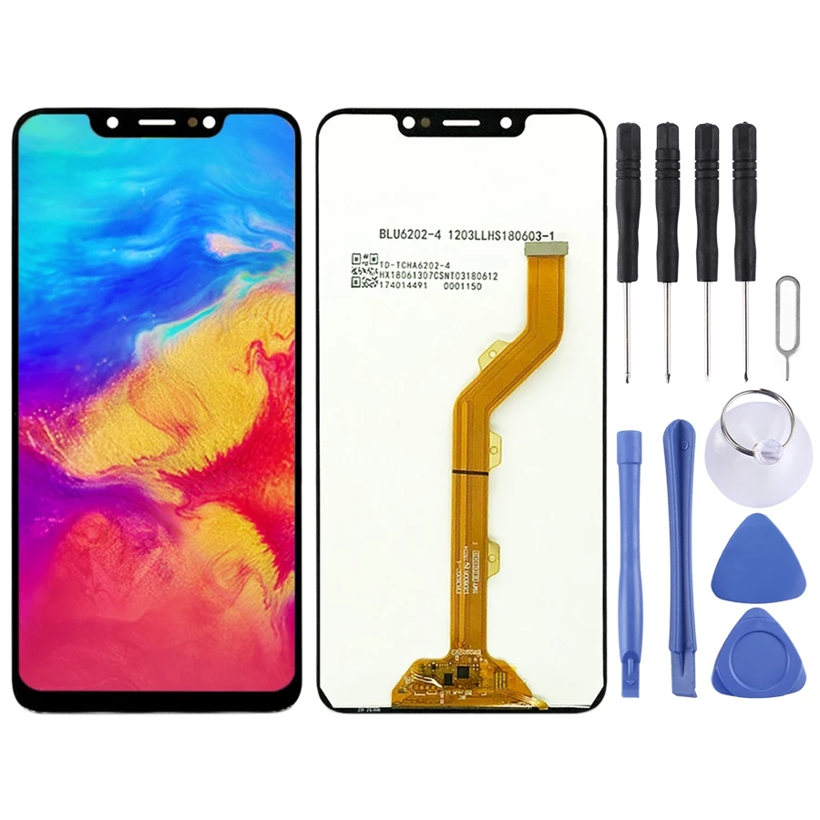 Новый ЖК-экран для Tecno Infinix Hot 7 X624 дисплей с сенсорным дигитайзером в сборе экран
