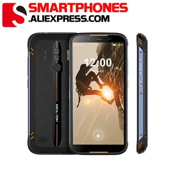 

Original HOMTOM HT80 IP68 Waterproof Smartphone 4G LTE Android 9.0 5.5" 18:9 HD+ MT6737 NFC Wireless charge SOS Mobile phone