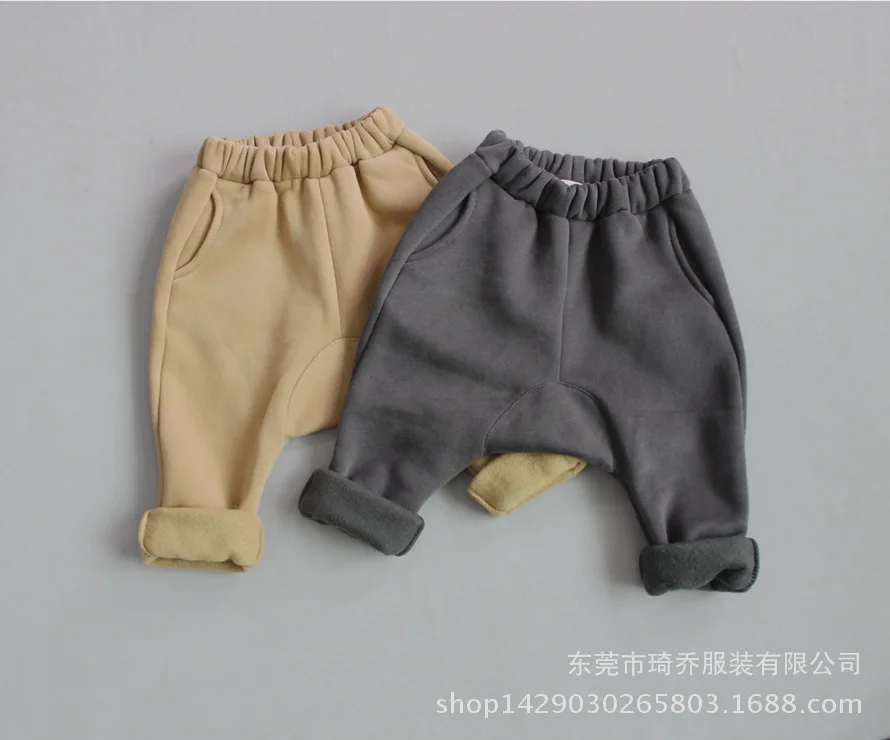 

Forest Map/Forest Map Children Winter Style Flare Cut Pants han ban Men And Women Children And Velvet Harem Pants