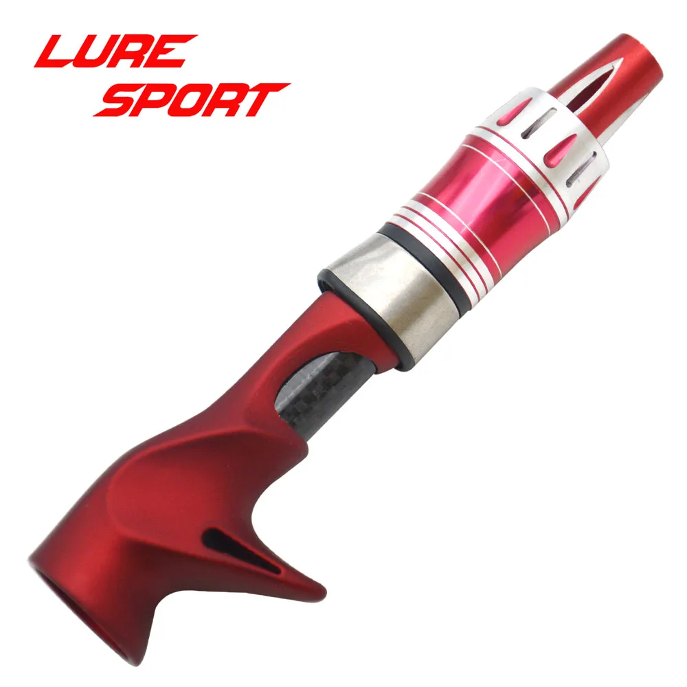 LURESPORT 2 шт. Красная резиновая краска 16 ACS катушка для сиденья углеродная трубка