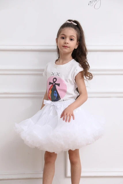 Mini jupe tutu de ballet en tulle pour fille, vêtements de princesse pour  enfants - AliExpress