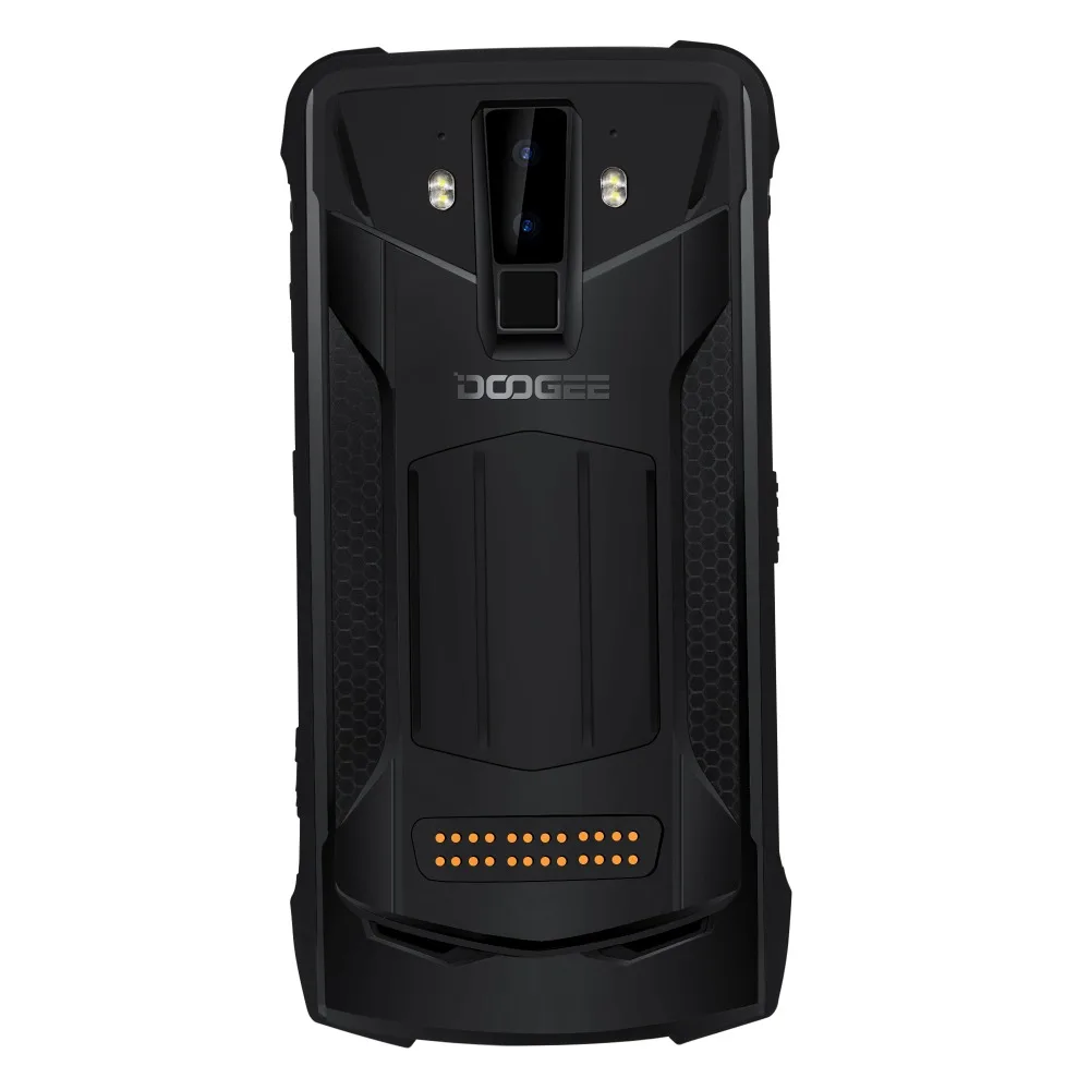 DOOGEE S90C IP68 Водонепроницаемый 4G мобильный телефон 6,18 '4 Гб 64 Гб Восьмиядерный Android 9,0 отпечаток пальца лица ID беспроводной зарядки смартфон