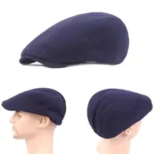 Плоская шапка для мужчин, Зимняя кепка, берет, мужская шапка для художника, европейский и американский стиль, кепка газетчика