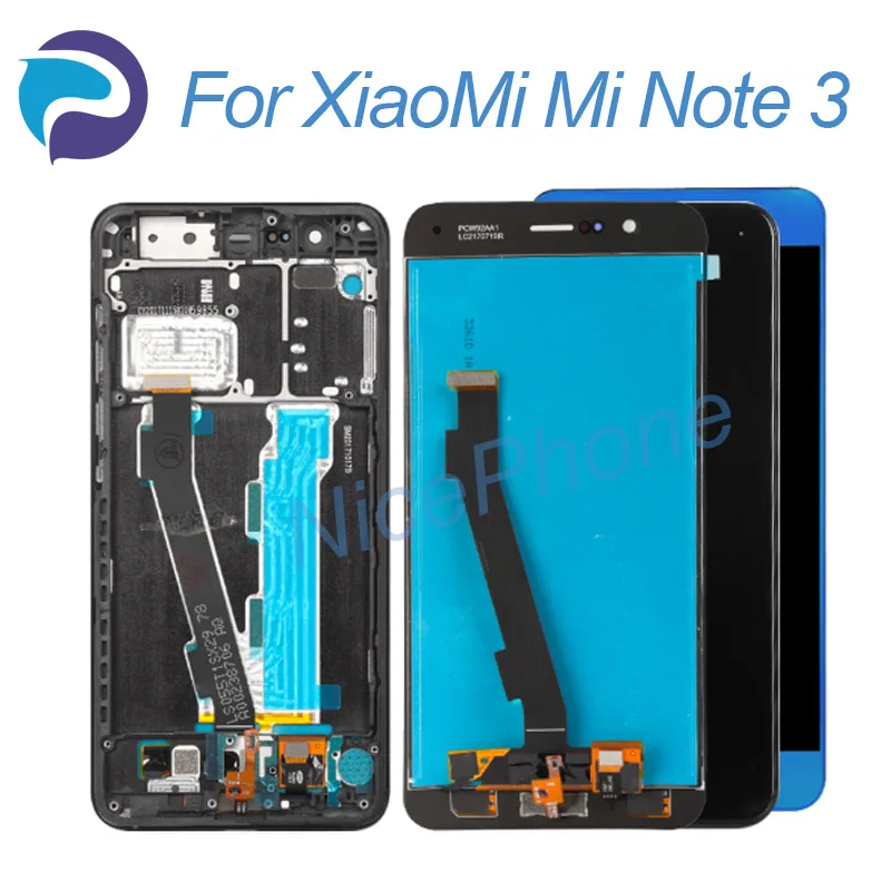 

Display For Xiaomi Mi Note 3 LCD Touch Digitizer Glass Sensor For XIAOMI Mi Note 3 Screen Replacement