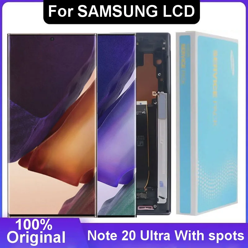 100% Оригинальный Note 20 Ultra ЖК-дисплей для Samsung Galaxy Note20 N985F N985F/DS N986B 5G дисплей
