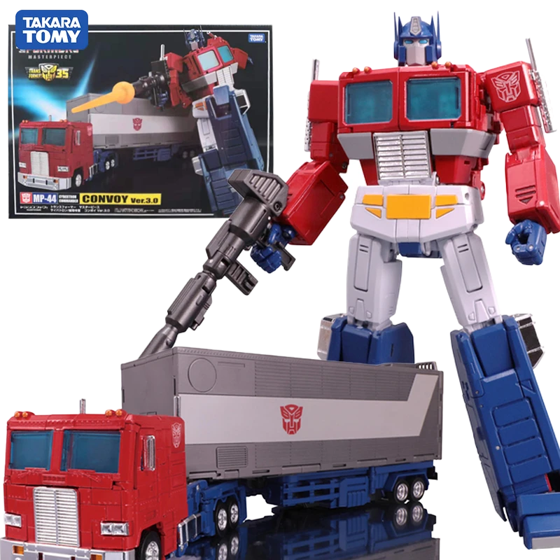 オリジナルhasbroトランスフォーマーmp44 Opオプティマスプライム3 0 35年車の金属部分アクションフィギュア変形ロボット玩具 Action Figures Aliexpress