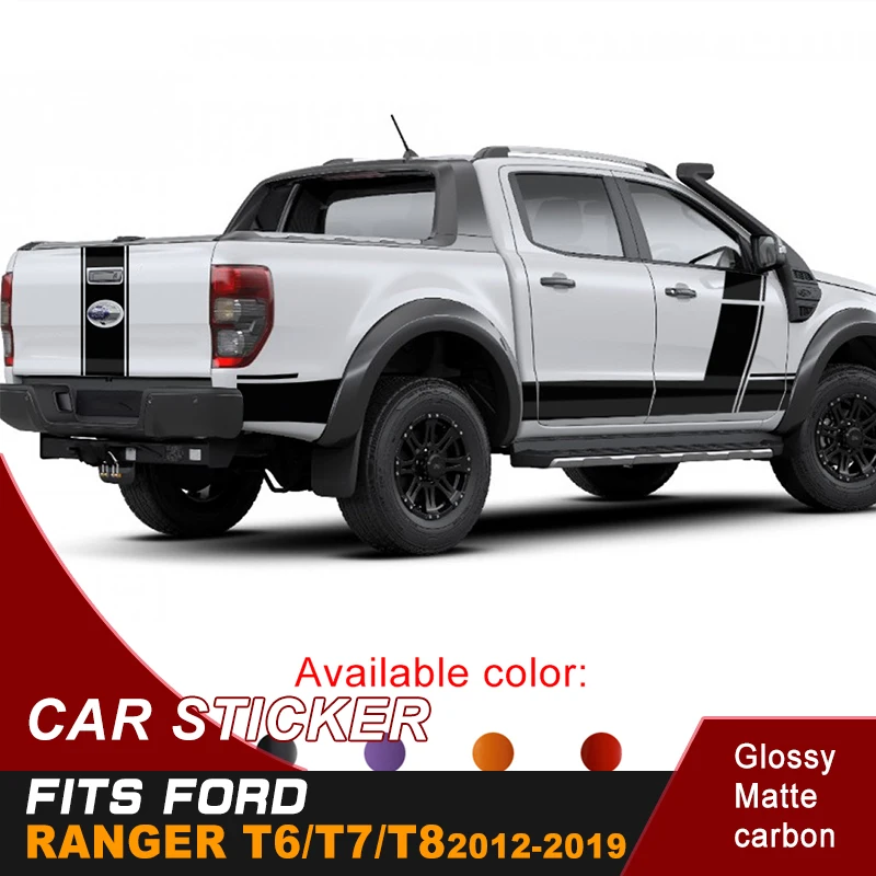 

Car Decals Spotted Side Door Stripe Graphic Vinyl Cool Car Stickers Fit For Ford Ranger 2012 2013 2014 2015 2016 2017 2018 2019