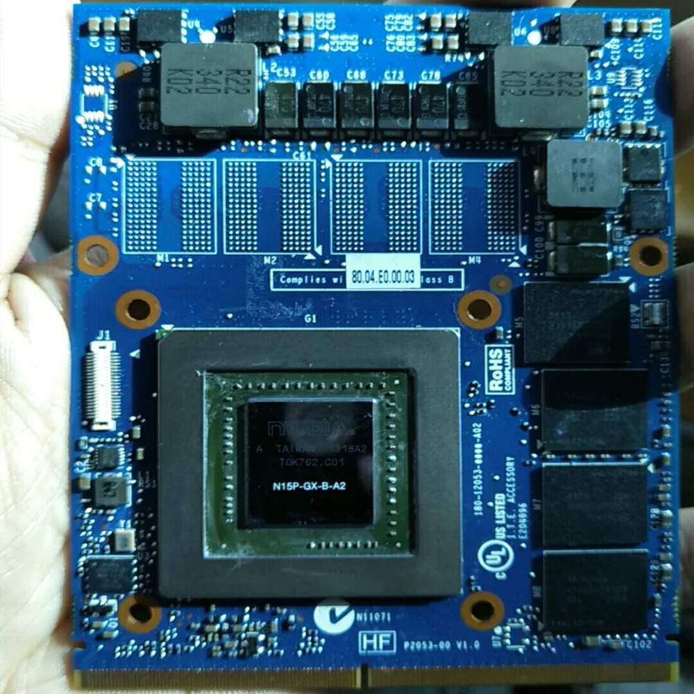 Оригинальная фотография CN-0J0M0K GTX860M GTX 860M GDDR5 графический видеоадаптер VGA 2 ГБ для DELL