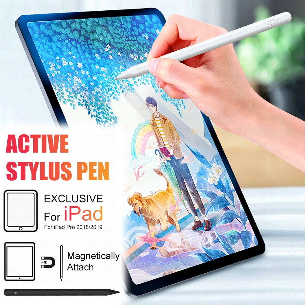 Активный стилус ручка емкостный карандаш для Ipad 2018 2019 2020 сенсорная iPad Pro 11 12 9 Apple