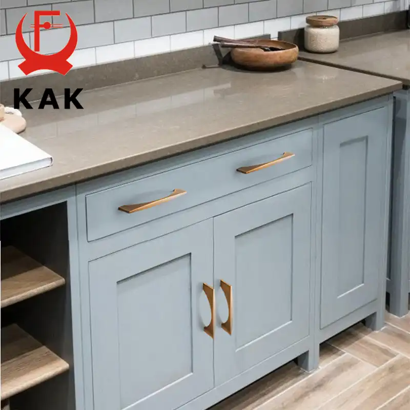 Kak Yellow Bronze Vintage Furniture Handle Kitchen Cabinet Handle