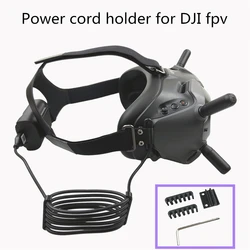 For DJI FPV COMBO Drone Flying Glasses Data Cable Management Holder Power Line fixed Bracket Harness Prevent Loose Accessories For DJI FPV COMBO Drone Flying Glasses Data Cable Management Holder Power Line fixed Bracket Harness Prevent Loose Accessories