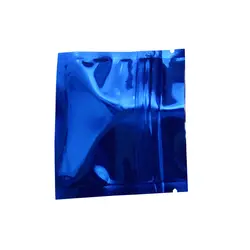 7,5x6,3 см синяя прорезь из алюминиевой фольги, сумка с замком на молнии, герметичные пакеты для хранения, многоразовые вакуумные пакеты для