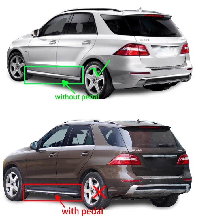 Для Benz ML-class W164 W166 Брызговики benz ML350 ML400 Брызговики автомобильные аксессуары авто Стайлинг 2007 - Цвет: W166(12-2017)
