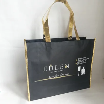 

3000pcs/lot Bag Printed Custom Your Logo Tote Shopping Bags with Handle Promotional Reusable Grocery Bags for Clothes and Advs