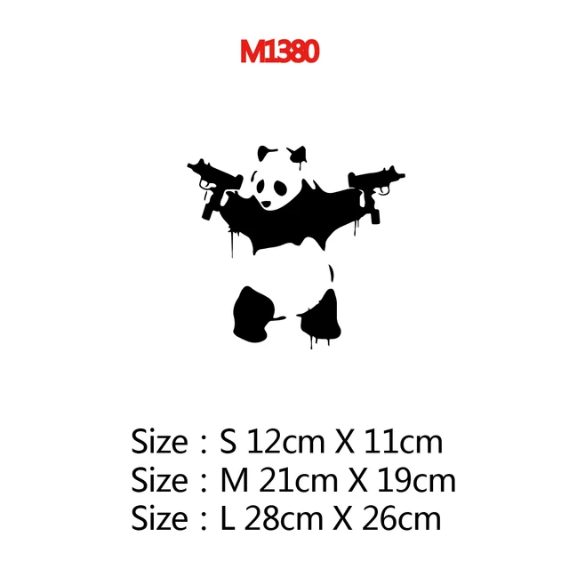 Cute Panda Car Sticker Funny Sticker Vinyl Decal Waterproof Decoration Accessories Car Decal M1380