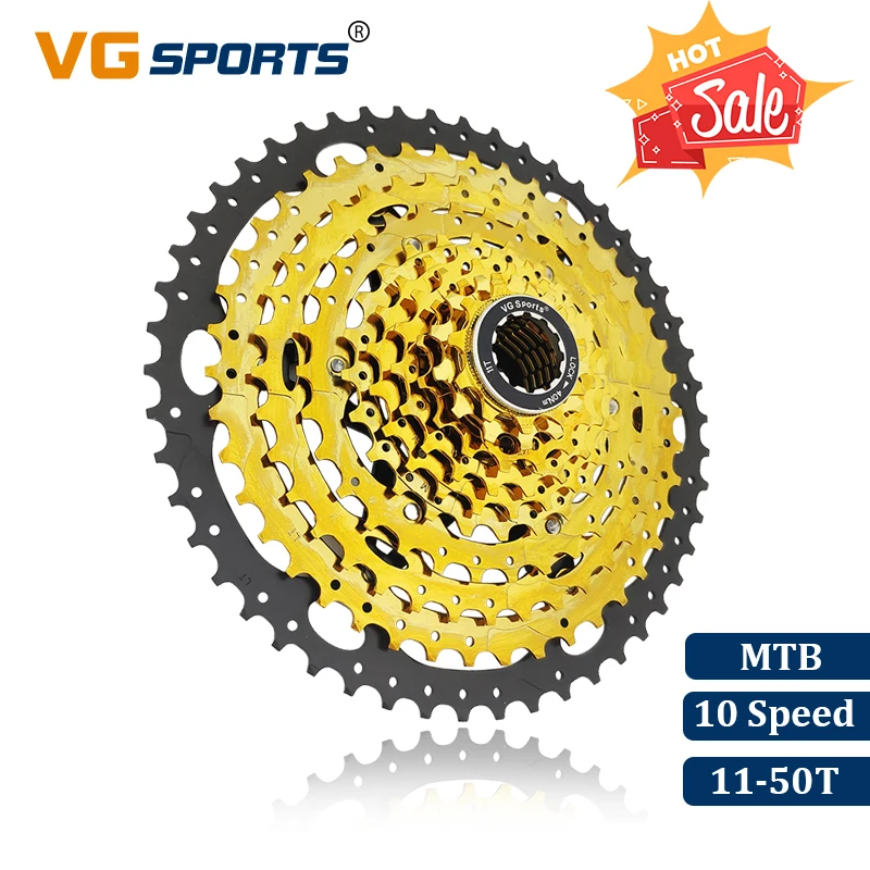 VG Спортивная Кассета для горного велосипеда MTB 10 скоростей S 50T запчасти