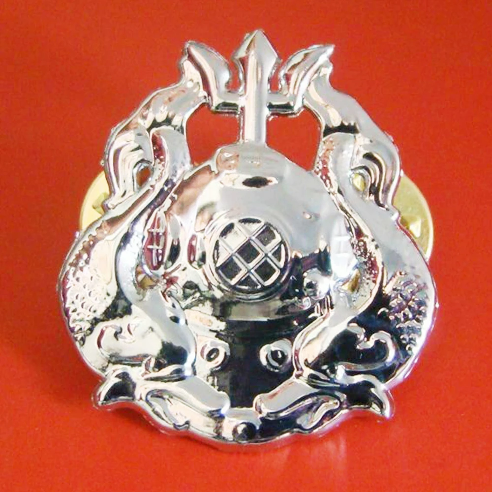 

US Army Master Diver Badge Insignia Scuba Diving Operations Pin Cockade Silver