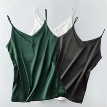 Летние сексуальные женские майки, укороченный топ без рукавов, футболка для йоги, майка с v-образным вырезом, тонкие топы на бретельках, повседневная женская летняя одежда