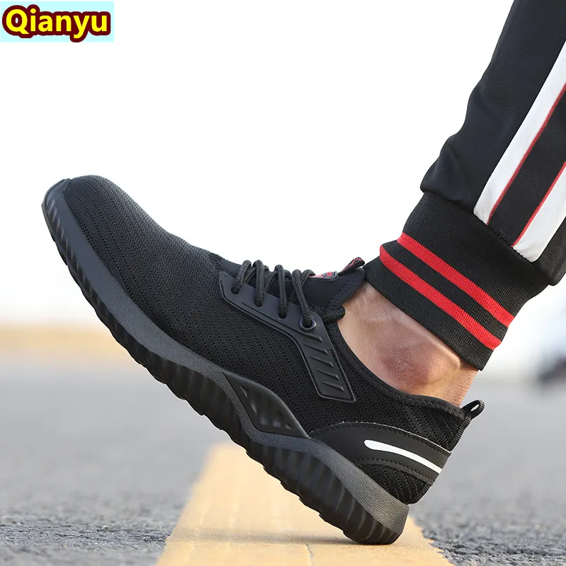 Botas de seguridad para zapatos de trabajo con de acero, ligeros, antigolpes, 2021|Calzado de seguridad| - AliExpress