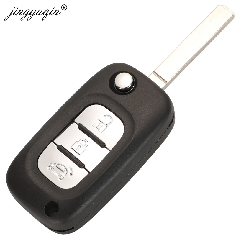 US $263.17 jingyuqin 50pcs 3 Button 4 Button Flip Remote Key Shell for Benz Smart Fortwo 453 Forfour 20152017 Car key Case Replacement