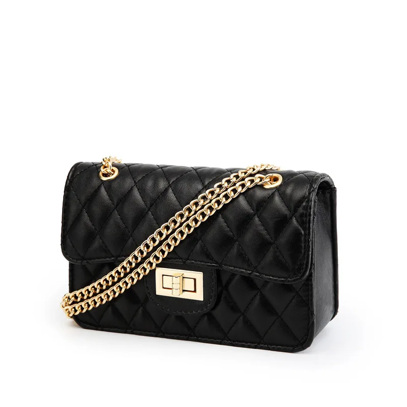 

2018 New Style Korean-style Women's Crossbody Bag Chain Rhombus Women's Fashion Handbag Simple Square Sling Bag