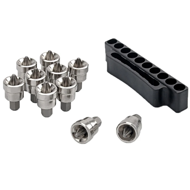 

10 pcs Special Screw Positioning Bit for Gypsum Board Woodworking Gypsum Board Special Screw Magnetic Positioning Bit 517A