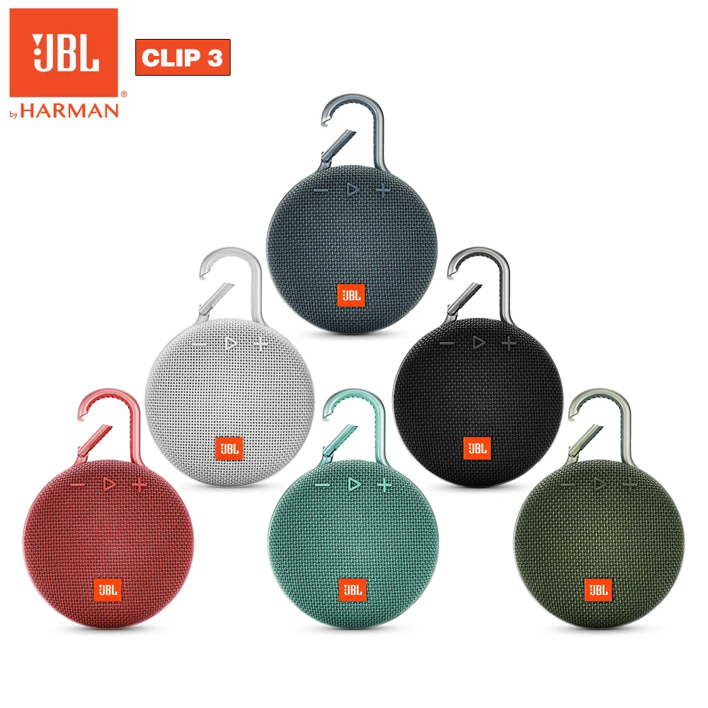 JBL CLIP 3 оригинальный беспроводной Bluetooth-динамик IPX7 водонепроницаемый спортивный