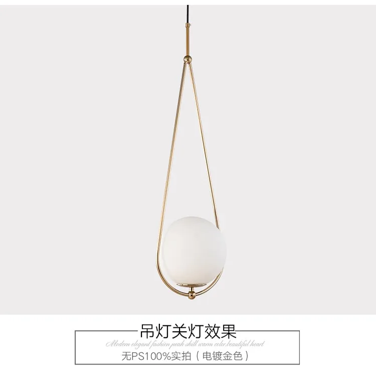 Gota de Água de Ouro Bola de Vidro Lâmpadas de Quarto e Lanternas de Protótipo do Estudo Lâmpada do Quarto das Crianças Moderno Restaurante Lustre 18 e lanternas de protótipo Do estudo Lâmpada do quarto das Crianças