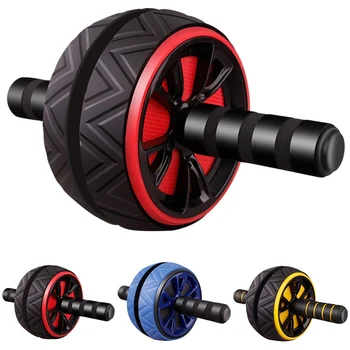 

Abdominal Roller Exercise Wheel Arms Back Belly Muscle Trainer Fitness Mute Roller Suitable For Fitness Exercise At Home Or Gym