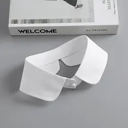 New  Women Autumn Winter Removable False Collar White Removable Faux Col Detachable Collars for Women Blouse Shirt Sweater Decor