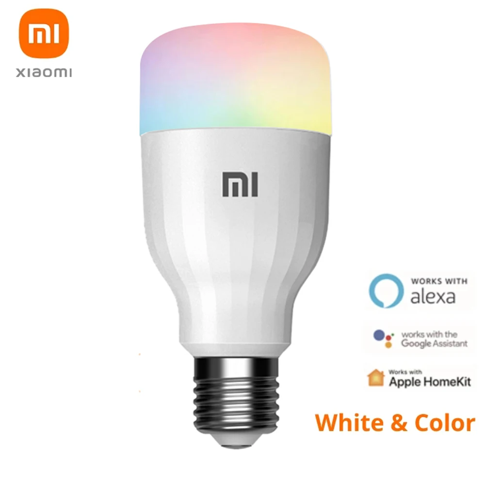 2021 Xiaomi светодиодная умная лампа Lite Color &amp White APP WIFI Голосовое управление 9 Вт 950