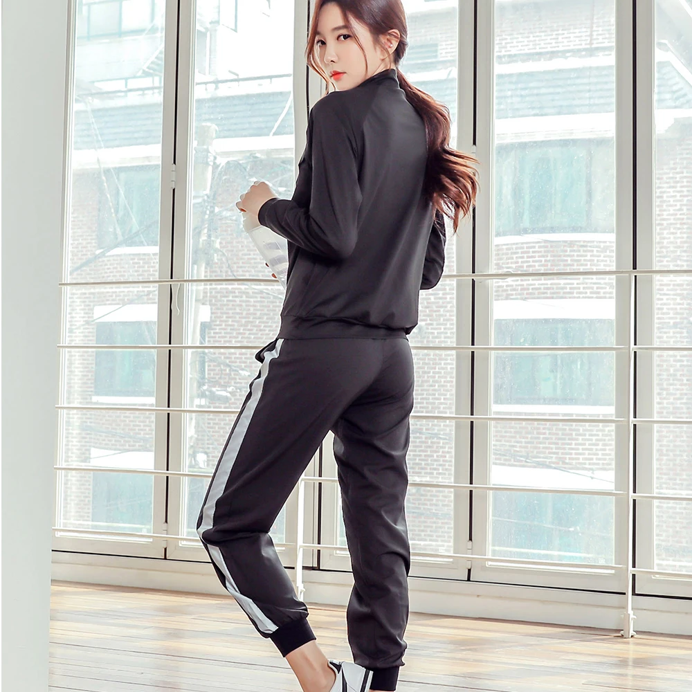 Nu-June-Women's Tracksuit Jacket, Thumb Yoga Jacket, Zipper Jacket, Fitness Clothing, Top Sport Gym Sportswear, Bra Sweatshirt 6